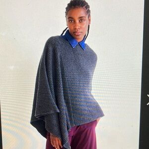 Ruti Ribbed Knit Poncho